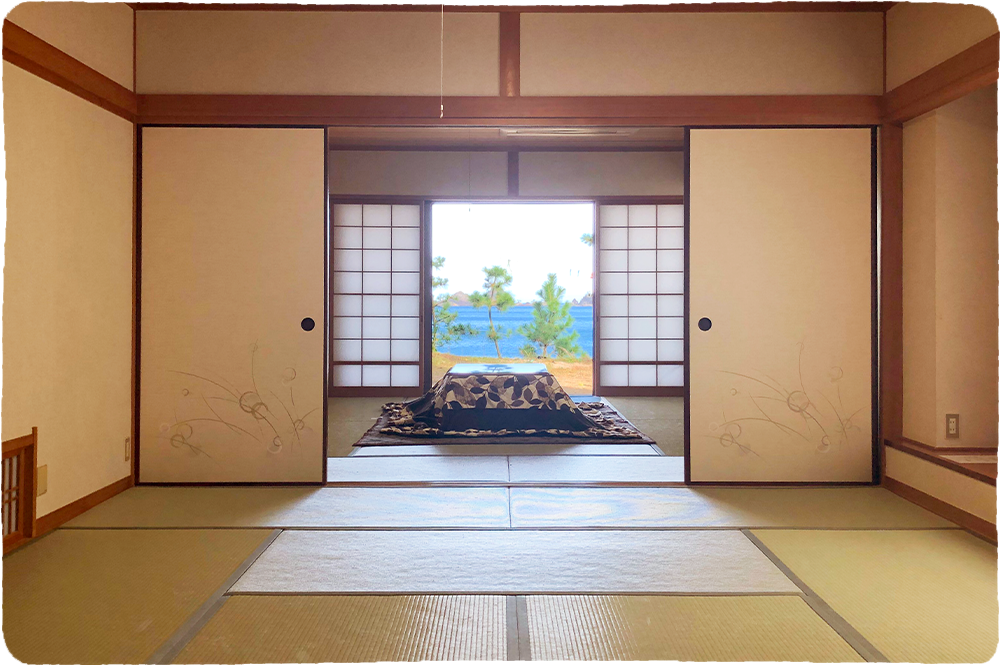 目の前が海の部屋